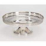 A Tiffany & Co. sterling silver footed tray