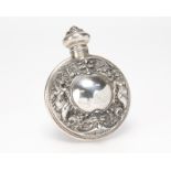 American sterling silver flask, Wm. B. Kerr & Co.