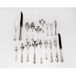 A silver ''Princess Elizabeth'' flatware service