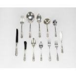 A Westmorland sterling silver flatware service