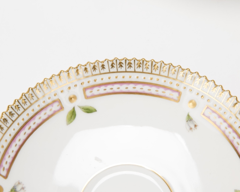 A Royal Copenhagen ''Flora Danica'' tea service - Image 4 of 4