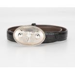 A sterling silver bull belt, Keiselstein-Cord