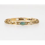 An antique opal bangle bracelet, by Walton & Co.