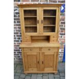 Victorian pine dresser and base