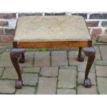 Piano/dressing table stool with ball and