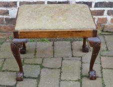 Piano/dressing table stool with ball and