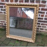 Large gilt frame mirror 82 cm x 95 cm