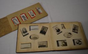 Ogden's Guinea Gold cigarette cards in a