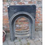 Cast iron fire insert