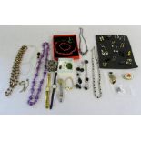 Various costume jewellery inc Bucherer b