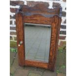 Small wall mounted cupboard with mirror