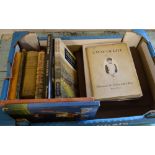 Box of books including Todmonden & vario