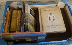 Box of books including Todmonden & vario