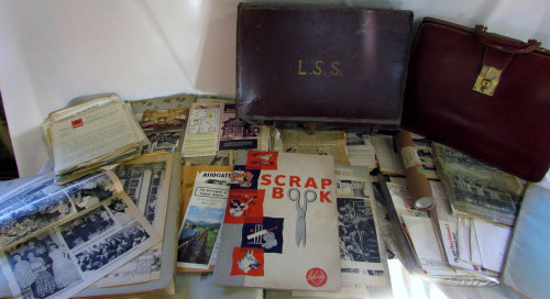 Various scrapbooks and ephemera relating