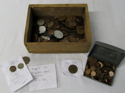 Various mixed coins