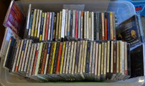 Box of assorted classical CDs