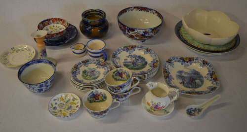 Various ceramics including Copeland Spod