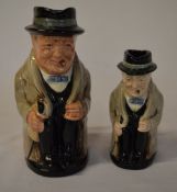 2 Royal Doulton Winston Churchill cerami