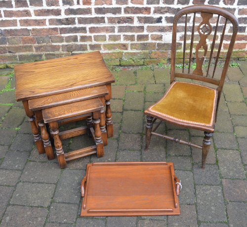 Nest of tables, early 20th century nursi