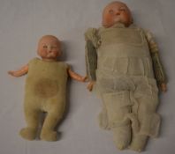 2 Armand Marseille German dolls with squ