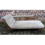 Edwardian chaise longue