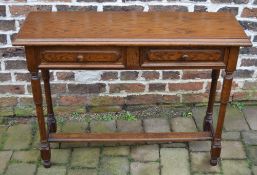 Oak side table