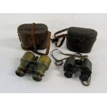 2 pairs of binoculars inc C P Goerz Berl