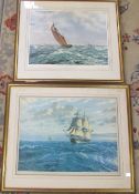 2 Limited edition sea scape prints by Jo