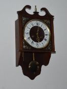 8 day chiming wall clock by Genfa