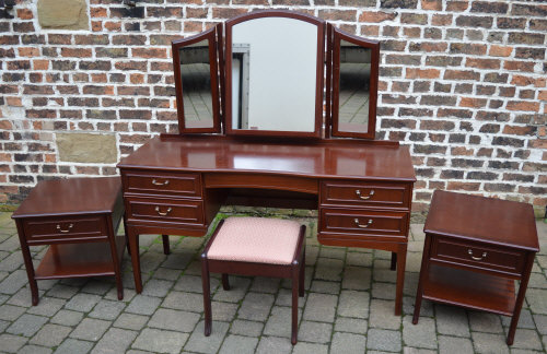 Parker Knoll dressing table and stool wi