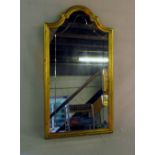 Gilt framed mirror 88 cm x 50 cm