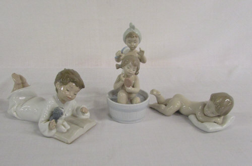3 Lladro/Nao figurines