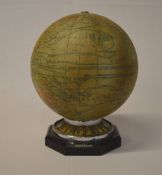 Jaeger Le Coultre terrestrial globe cloc