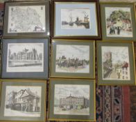 Assorted regional prints inc Ripon Cathe