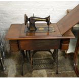 Singer tressell sewing table