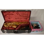 Yamaha YAS-62 saxophone with fitted hard