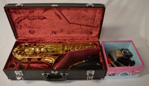 Yamaha YAS-62 saxophone with fitted hard