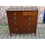 Edwardian mahogany chest of drawers