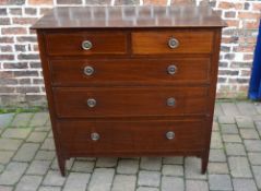 Edwardian mahogany chest of drawers