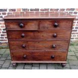 Victorian mahogany chest of drawers