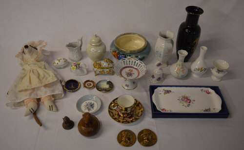 Various ceramics including Coalport & Ay