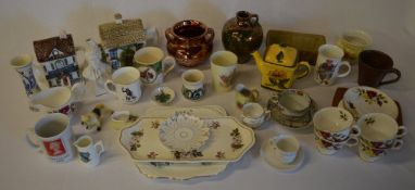 Various ceramics including cottage ware