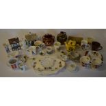 Various ceramics including cottage ware