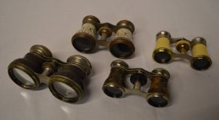 4 pairs of opera glasses