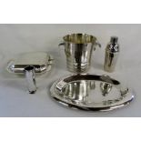 Various silver plate inc French Art Deco