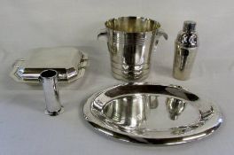 Various silver plate inc French Art Deco