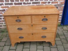 Heals 4 drawer pine chest of drawers