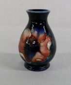 Miniature Moorcroft vase with blue W Moo