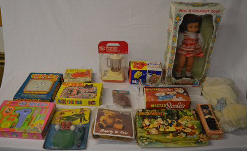 Various toys including a Walt Disney ink