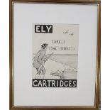 Ely Cartridges advertising design poster